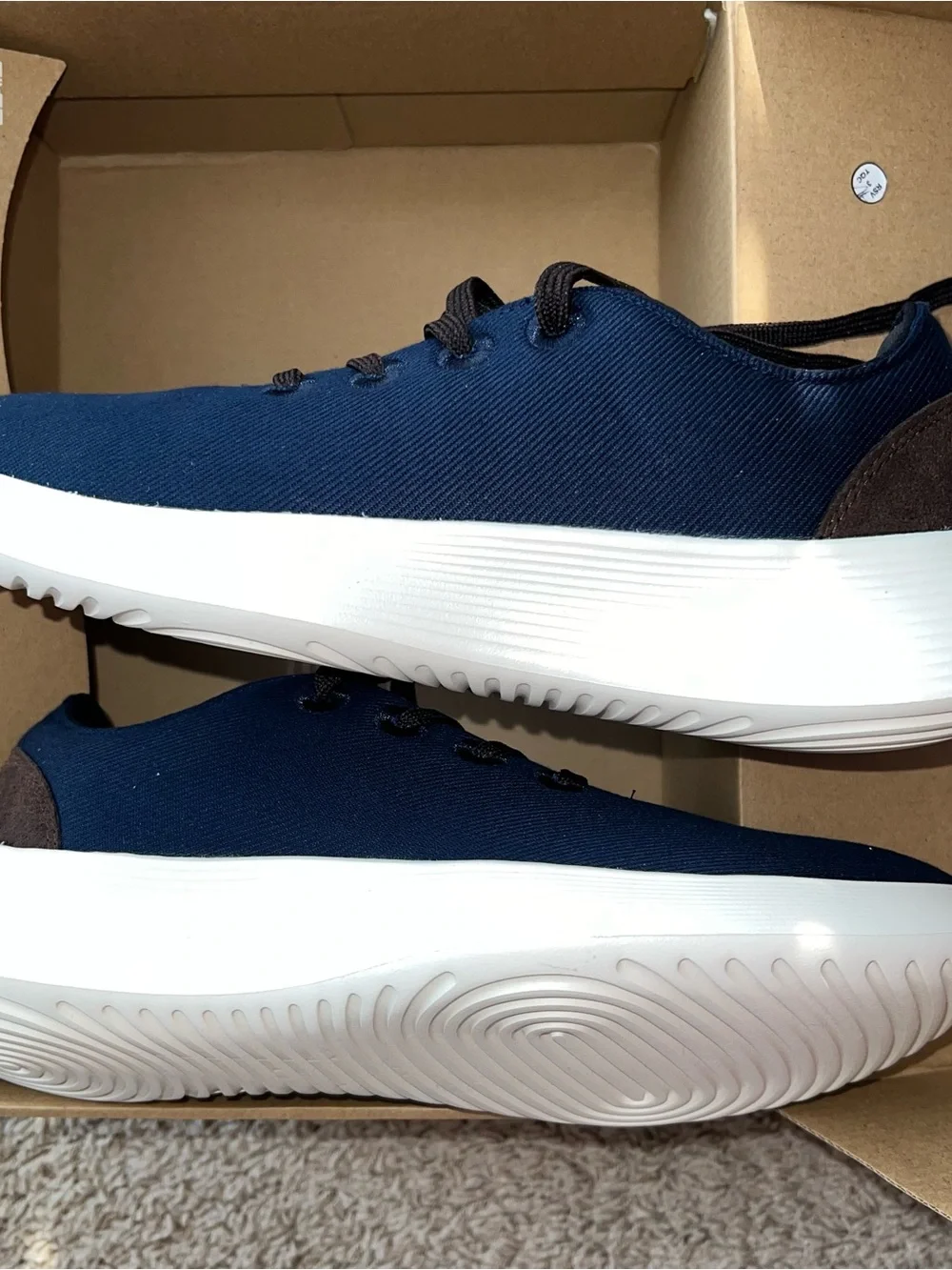 Allbirds Go Lux Men's Navy Casual Lace-Up Sneakers M9 W 10.5 NWB